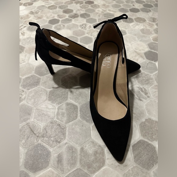 Franco Sarto Suede Heels (8) - Picture 1 of 6